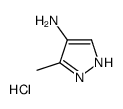 3-Methyl-1H-pyrazol-4-ylamine hydrochloride structure