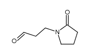 3-(2-oxopyrrolidin-1-yl)propanal Structure