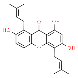 Gerontoxanthone H structure