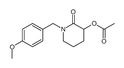 1-(4-METHOXYBENZYL)-2-OXOPIPERIDIN-3-YL ACETATE结构式