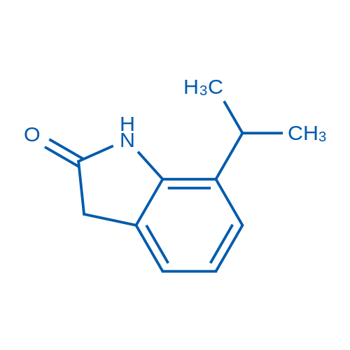 7-isopropylindolin-2-one structure