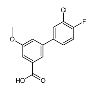 3-(3-chloro-4-fluorophenyl)-5-methoxybenzoic acid Structure