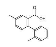5-methyl-2-(2-methylphenyl)benzoic acid结构式