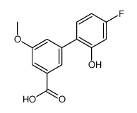 3-(4-fluoro-2-hydroxyphenyl)-5-methoxybenzoic acid结构式