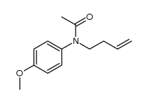 N-(but-3-enyl)-N-(4-methoxyphenyl)acetamide结构式