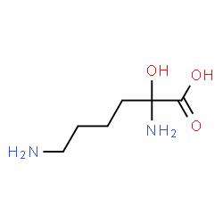 Lysine,2-hydroxy-结构式