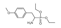 1-diethoxyphosphoryl-2-(4-methoxyphenyl)ethanamine结构式