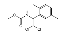 1-methoxycarbonylamino-1-(2,5-dimethylphenyl)-2,2-dichloroethane Structure