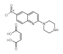 6-nitro-2-(1-piperazinyl)-quinoline maleate picture