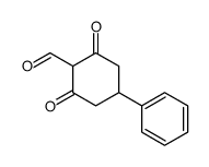 2,6-dioxo-4-phenylcyclohexane-1-carbaldehyde Structure