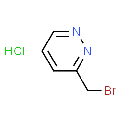 Pyridazine, 3-(bromomethyl)-, hydrochloride Structure