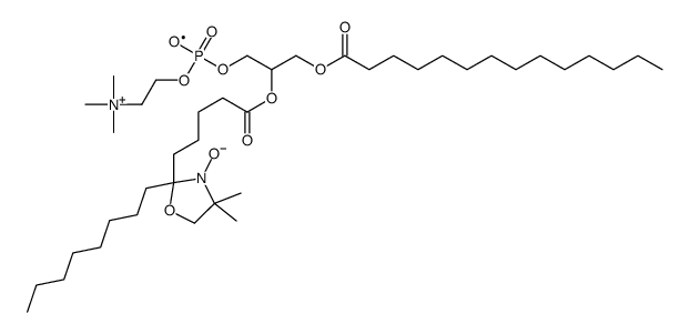 1-myristoyl-2-(6-(4,4-dimethyloxazolidine-N-oxyl)myristoyl)-3-phosphatidylcholine结构式