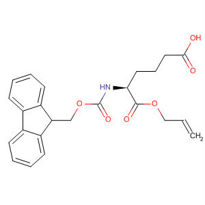 Fmoc-HomoGlu(OAll)-OH结构式