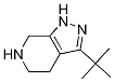 3-tert-butyl-4,5,6,7-tetrahydro-1H-pyrazolo[3,4-c]pyridine structure