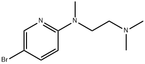5-溴-N-[2-(二甲氨基)乙基] -N-甲基吡啶-2-胺结构式
