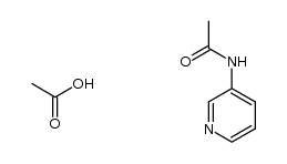 N-acetyl-3-aminopyridine acetate结构式