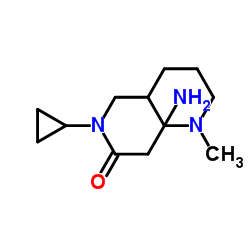N-Cyclopropyl-N-[(1-methyl-3-piperidinyl)methyl]glycinamide结构式