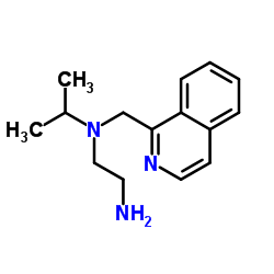 N-Isopropyl-N-(1-isoquinolinylmethyl)-1,2-ethanediamine结构式