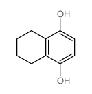 1,4-Naphthalenediol,5,6,7,8-tetrahydro-结构式