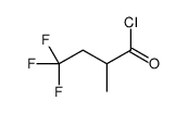 4,4,4-trifluoro-2-methylbutanoyl chloride结构式