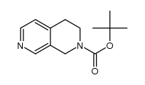 tert-butyl 3,4-dihydro-2,7-naphthyridine-2(1H)-carboxylate结构式