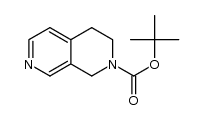 tert-butyl 3,4-dihydro-2,7-naphthyridine-2(1H)-carboxylate structure