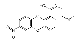 N-[2-(dimethylamino)ethyl]-7-nitrodibenzo-p-dioxin-1-carboxamide Structure