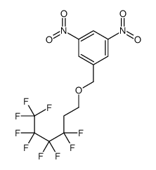 1,3-dinitro-5-(3,3,4,4,5,5,6,6,6-nonafluorohexoxymethyl)benzene结构式