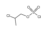 chlorosulfuric acid 2-chloro-propyl ester Structure