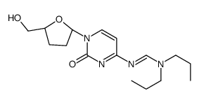 N'-[1-[(2R,5S)-5-(hydroxymethyl)oxolan-2-yl]-2-oxopyrimidin-4-yl]-N,N-dipropylmethanimidamide Structure