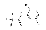 N-(5-fluoro-2-hydroxyphenyl)trifluoroacetamide结构式