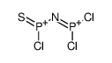 dichloro-[chloro(sulfanylidene)phosphaniumyl]iminophosphanium Structure