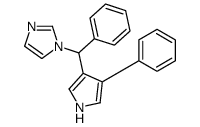 1-[phenyl-(4-phenyl-1H-pyrrol-3-yl)methyl]imidazole结构式
