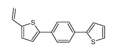 2-ethenyl-5-(4-thiophen-2-ylphenyl)thiophene结构式