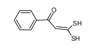 3-oxo-3-phenyl-dithiopropionic acid Structure