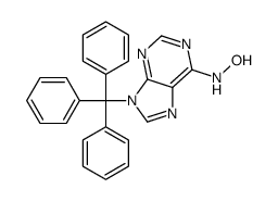 N-(9-tritylpurin-6-yl)hydroxylamine Structure