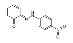 6-[(4-nitrophenyl)hydrazinylidene]cyclohexa-2,4-dien-1-one结构式