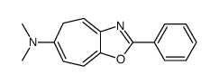 N,N-Dimethyl-2-phenyl-6H-cycloheptoxazol-6-amine结构式