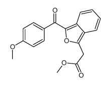 methyl 2-[3-(4-methoxybenzoyl)-2-benzofuran-1-yl]acetate Structure