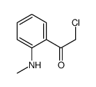 Ethanone, 2-chloro-1-[2-(methylamino)phenyl]- (9CI) Structure