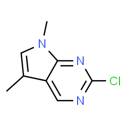 2-氯-5,7-二甲基-7H-吡咯并[2,3-d]嘧啶图片