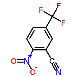 2-Nitro-5-(trifluoromethyl)benzonitrile Structure
