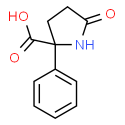 Proline,5-oxo-2-phenyl- Structure