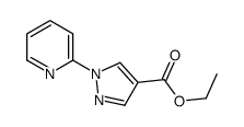 ethyl 1-(pyridin-2-yl)-1H-pyrazole-4-carboxylate structure