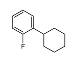 1-cyclohexyl-2-fluorobenzene Structure