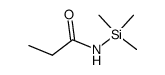 N-(trimethylsilyl)propanamide Structure