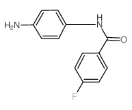 N-(4-Aminophenyl)-4-fluorobenzamide结构式