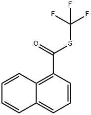 S-(trifluoromethyl) naphthalene-1-carbothioate Structure