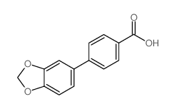 4-联苯-[1,3]二氧代-5-羧酸结构式