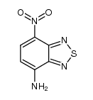 7-nitro-benzo[1,2,5]thiadiazol-4-ylamine结构式